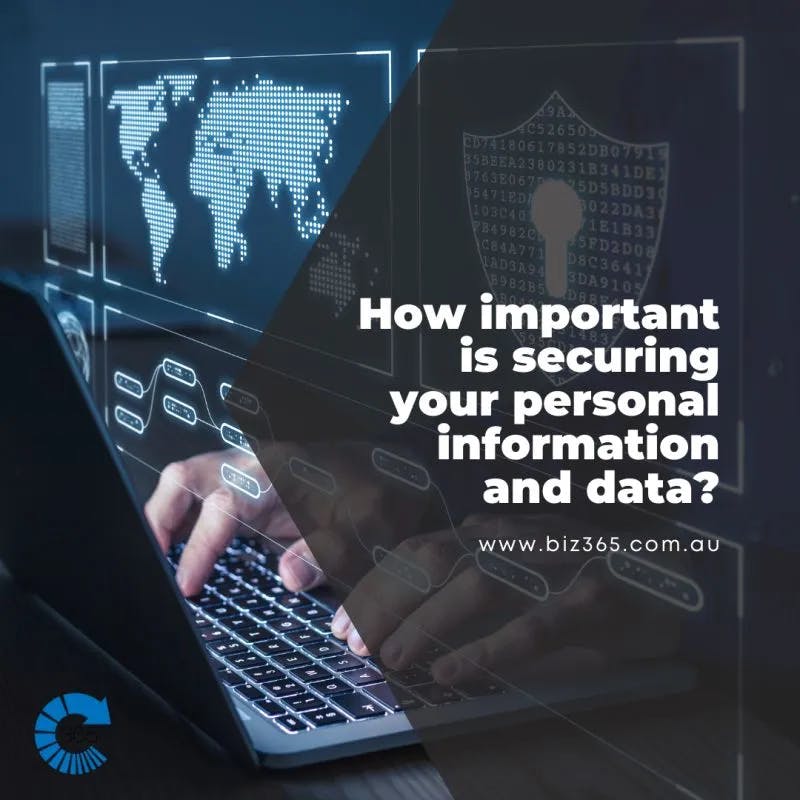 How important is securing your personal information and data?